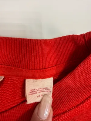 Levi's Red Crewneck Sweatshirt thumbnail 6