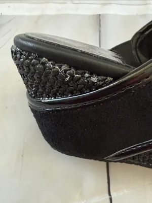 Donald J. Pliner Gyer Leather Black Wedge Sandals thumbnail 14