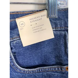 Universal Thread Straight Jeans Womens 10 Blue NEW Highest Rise‎ Button Fly thumbnail 4