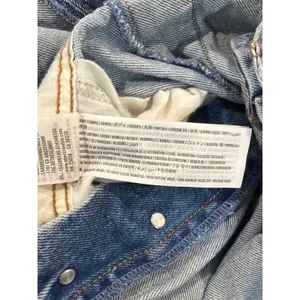 Abercrombie & Fitch Overalls Womens Blue Distressed Denim M thumbnail 8