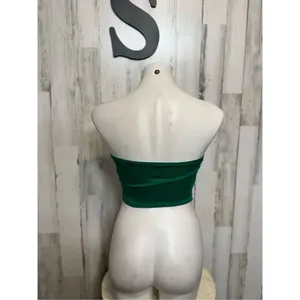 Green tube top size small thumbnail 4