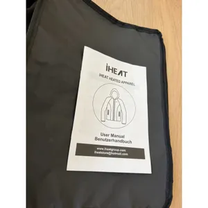 iHeat Rechargeable Battery Heated Black Hooded WinterCoat Woman Small thumbnail 7