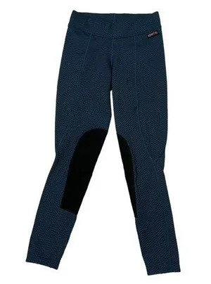 KERRITS Pull-on Equestrian Riding Pants - Arctic Herringbone - XS thumbnail 1