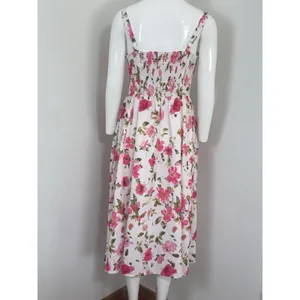 Scarlet Darkness Women Sundress Floral Printed Corset Ruched Bust Cami Flowy M thumbnail 7
