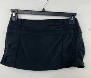 Lululemon Black Skort with shorts drawstring size 6 thumbnail 1