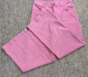 Entro Wide Leg Pants-Pink Size Medium. #206 thumbnail 2