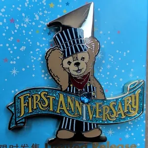 Disney parks Shanghai 1st anniversary Duffy trading pin NWT thumbnail 1