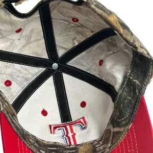 Texas Rangers '47 Brand Adjustable Camo Hat‎ Unisex Embroidered Logo thumbnail 10