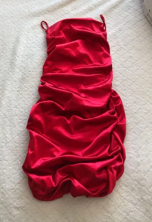 Boutique Red Mini Dress thumbnail 1
