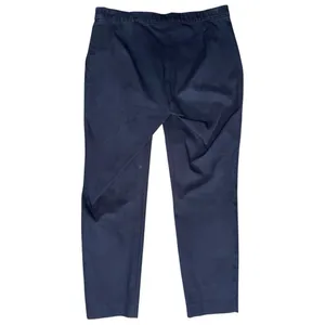 Theory Women’s Size 8 Navy Blue Thaniel Approach Cotton Stretch Trousers Pants thumbnail 5