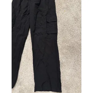 AS Revival Black Cargo Windsuit Parachute Activewear Pants, S thumbnail 3