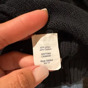 J. Crew Black Linen Blend Open Cardigan Size Medium thumbnail 5
