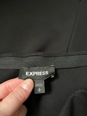 Express Black Stretchy Mini Pencil Skirt - Size Small thumbnail 11