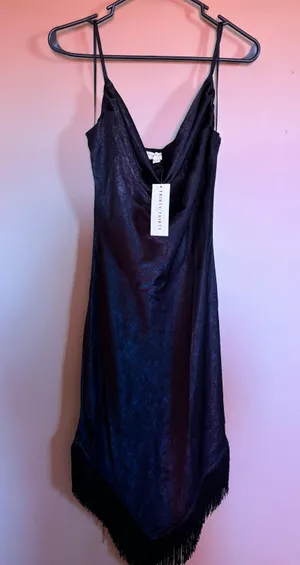Thirty Thirty Black Fringe Dress thumbnail 1