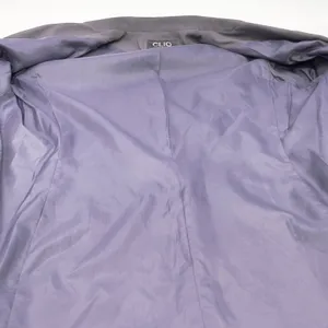 Clio Women Blazer 16 Longline Purple Oversized Career Workwear 90s‎ Minimalist thumbnail 6