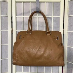 MICHAEL‎ KORS HAMILTON HOBO SHOULDER SATCHEL TOTE BAG Brown LEATHER thumbnail 3