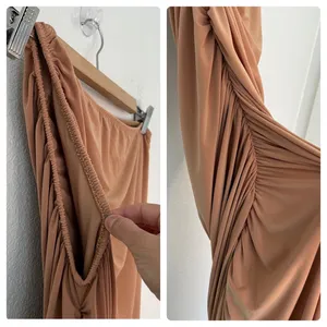 Norma Kamali Diana Gown in Nude S/36 thumbnail 3