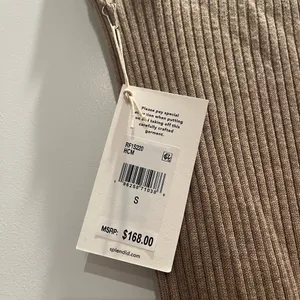 NWT Splendid Georgie Cashblend Cashmere Rib Lounge Pant Cedar Brown S thumbnail 9