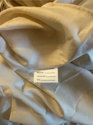 Elegant One Shoulder Pleated Asymmetrical Hemline Champagne 6 NWOT thumbnail 9