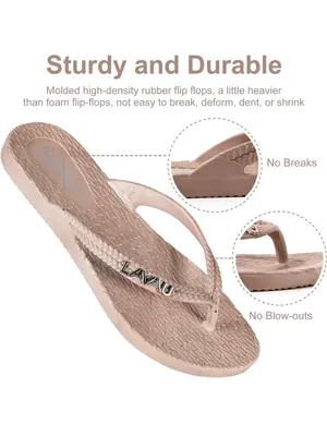 Lavau Nude Beach Pool Lake Flip Flops Waterproof Non Slip thumbnail 5