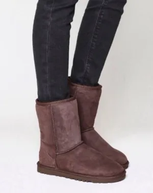 UGG Classic Short II Chocolate Size 7 thumbnail 6
