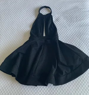 Black Open Back Mini Dress thumbnail 5