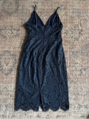 ASTR the Label Navy Lace Dress Size XS thumbnail 13