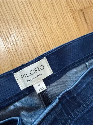 Anthropologie Pilcro High-Rise Pull on Retro Flare Jeans Sz 30 thumbnail 2