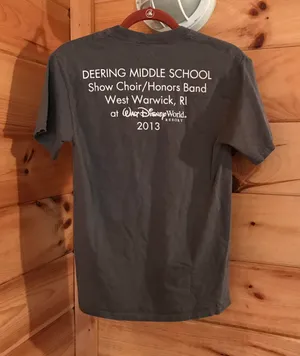 Disney AMAZING GREY MICKEY MOUSE FESTIVAL GRAPHIC TEE thumbnail 2