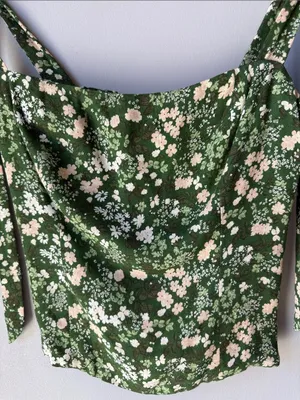 Reformation Floral Ellora Top thumbnail 3