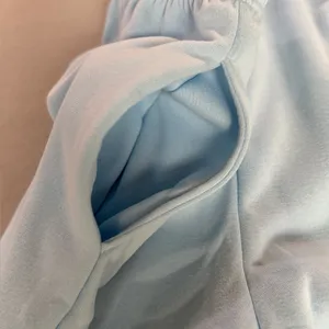 NEW Baby Blue Pull On Waist Open Straight Leg Sweatpants Size XXL #260784 thumbnail 3