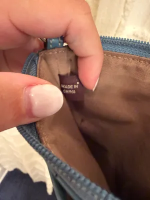 Coach Brown and Blue Crossbody Bag thumbnail 9