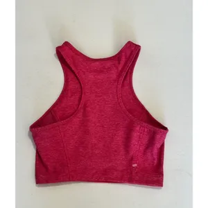 Outdoor Voices Athena Crop Tank Top Flamingo Pink Racerback Sports Bra XS thumbnail 4