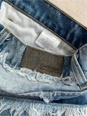 LF Carmar Titiana High Waisted Jean Shorts - Denim Blue, Size 24 thumbnail 4