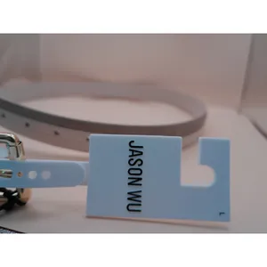 ⁠Jason Wu Leather Skinny Belt Bone‎ Off White Gold Size L JB112602 Old Money thumbnail 6