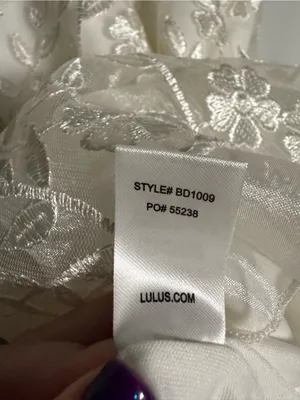 Lulus Lavish Lifestyle White Embroidered Ruffled Mini Dress Size Large thumbnail 11