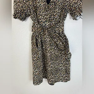 Marissa Webb Collective Carly Leopard Cheetah Mini Dress size 2 $398 thumbnail 12