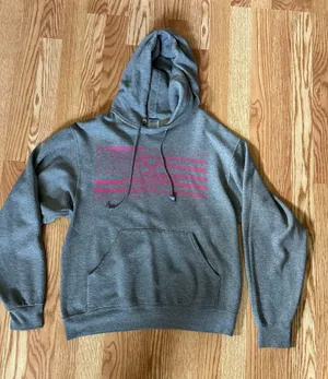Grey real tree hoodie thumbnail 1
