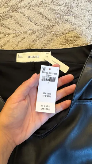 Hollister Leather Skirt thumbnail 9
