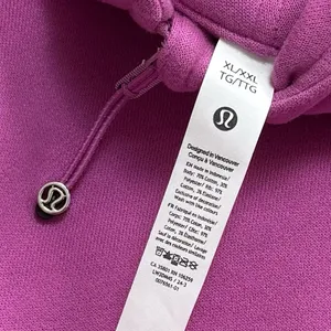 NEW Lululemon Scuba Oversized Half Zip Hoodie Vivid‎ Plum Athletic Cozy XL/XXL thumbnail 8