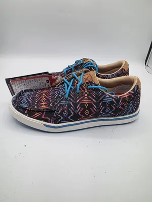 Twisted X Womens Kicks Shoes Loafers Sneakers Womens 7 Black Aztec Southwestern thumbnail 6