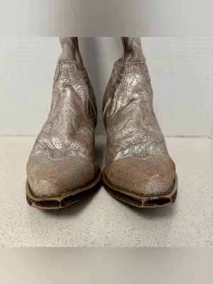 Laredo Distressed Silver Snip Toe Cowboy Boots thumbnail 3
