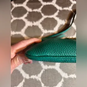 Dooney & Bourke NWT Turquoise Leather Mini Shoulder or Wristlet Bag summer fun thumbnail 4