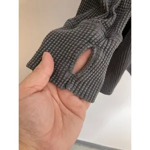 OFFLINE by Aerie Waffle Henley Women XL Gray Excellent Thumbhole 2162-1396 thumbnail 9