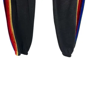 Aviator Nation Classic Sweatpants Velvet Stripes Jogger Gray Black Size Small‎ thumbnail 7