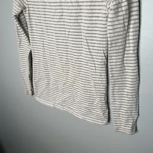 J. Crew Women's Artist T Metallic Stripe Boat Neck Long Sleeve Size XS thumbnail 4