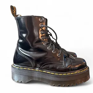 Dr. Martens Jadon Patent Leather Platform Combat Boots Black W7/M6 y2k punk thumbnail 3
