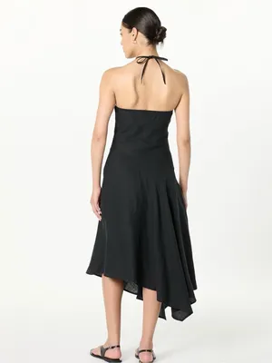 The Drop Womens Ciga Halter Linen Maxi Dress Size XXL thumbnail 5