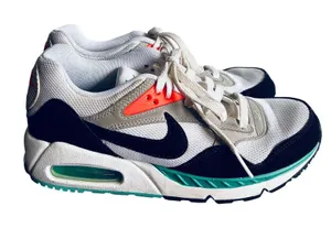 Nike Air Max Wright Women’s 7.5 White Black Orange Teal Retro Sneakers thumbnail 1