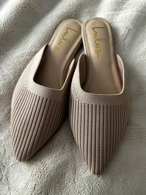 Brand new beige slip on sandals  thumbnail 1